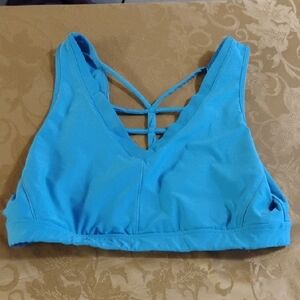 Avia Turquoise Strappy Sports Bra